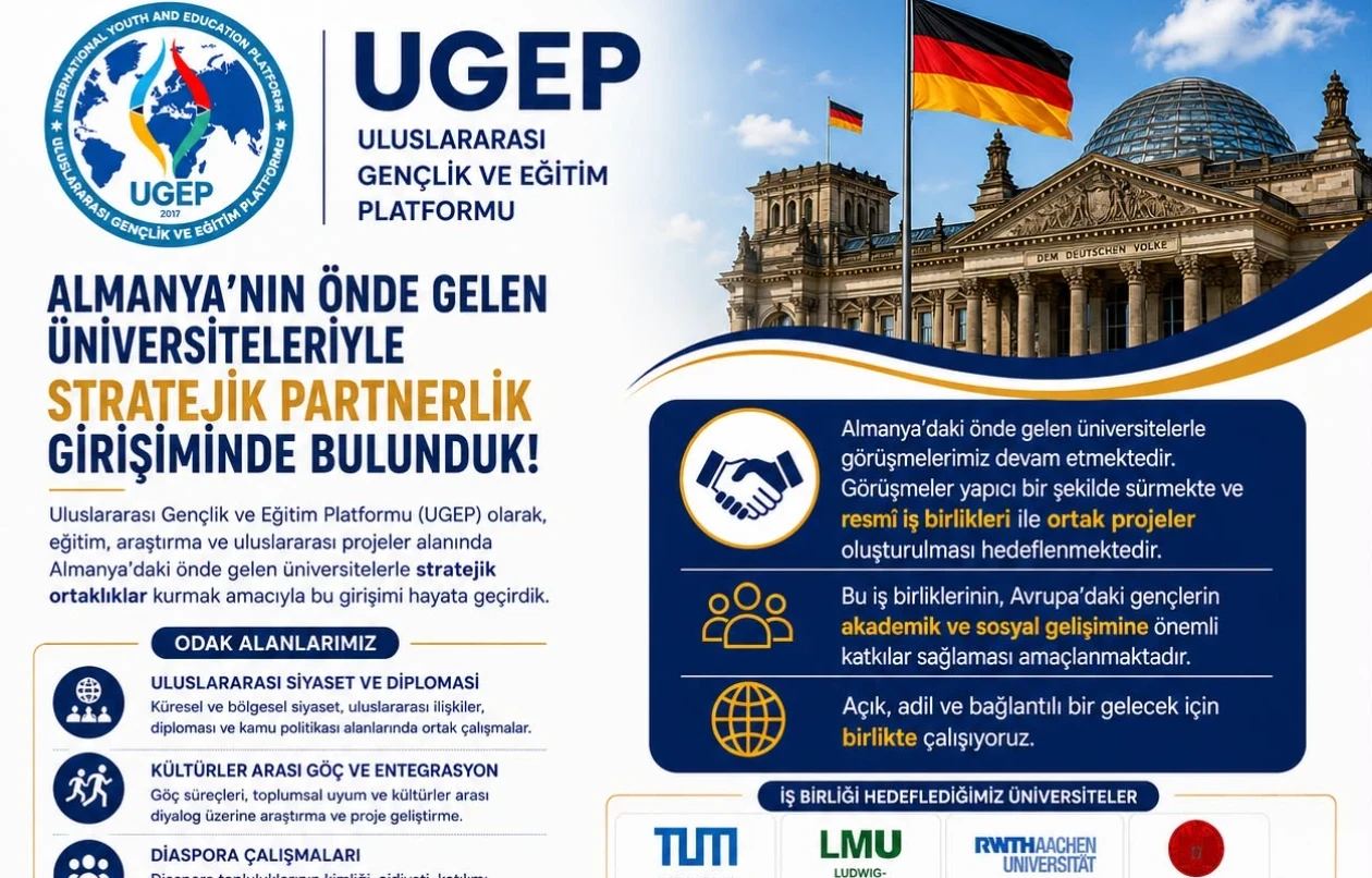 Gemeinsam bauen wir Brücken für die Zukunft Europas.  Geleceği gençlerle birlikte inşa ediyoruz. 